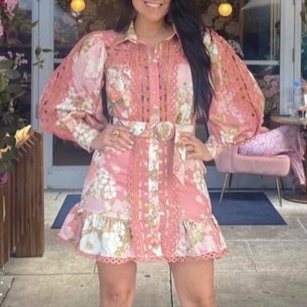 Floral Pink Dress